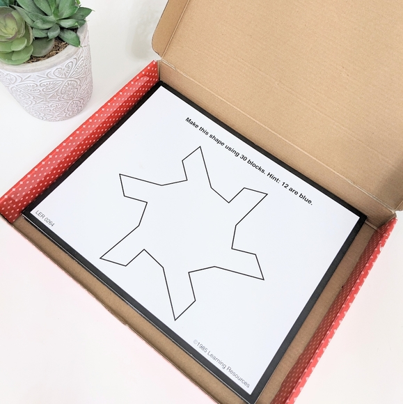 Learning Resources Pattern Block Activity Set Grades 2-6 EUC - Picture 5 of 7